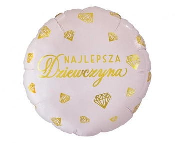 Balon foliowy Najlepsza Dziewczyna, 18" KK