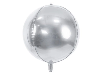 Balon foliowy Kula srebrny 40 cm
