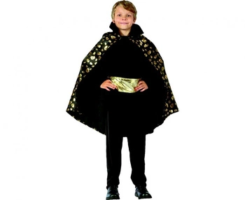 Strój Wampir Halloween złoty dla dzieci rozm. 110/120 cm