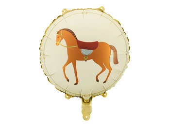 Balon foliowy Koń, 45 cm, mix