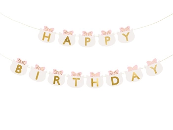 Baner Happy Birthday Kotki, 2.8 m, mix