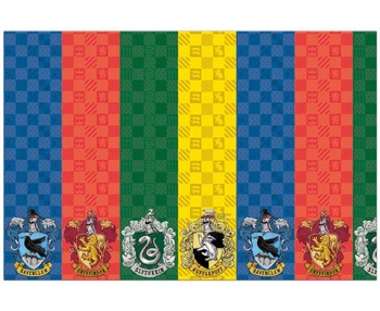 #PO Obrus papierowy "Harry Potter Hogwarts Houses" 120x180 cm